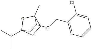 2-[(2-chlorobenzyl)oxy]-4-isopropyl-1-methyl-7-oxabicyclo[2.2.1]heptane,,结构式