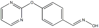 4-(pyrimidin-2-yloxy)benzaldehyde oxime Struktur