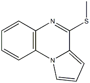 4-(methylthio)pyrrolo[1,2-a]quinoxaline Struktur