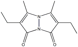 2,6-diethyl-3,5-dimethyl-1H,7H-pyrazolo[1,2-a]pyrazole-1,7-dione Structure