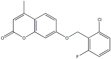  7-[(2-chloro-6-fluorobenzyl)oxy]-4-methyl-2H-chromen-2-one