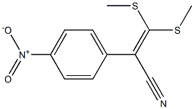 3,3-di(methylthio)-2-(4-nitrophenyl)acrylonitrile