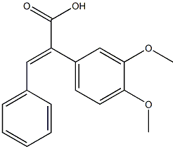  2-(3,4-dimethoxyphenyl)-3-phenylacrylic acid