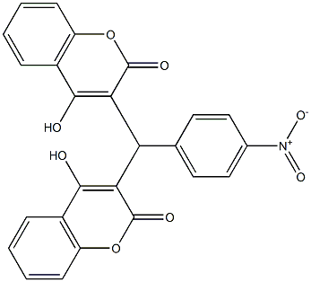  4-hydroxy-3-[(4-hydroxy-2-oxo-2H-chromen-3-yl)(4-nitrophenyl)methyl]-2H-chromen-2-one