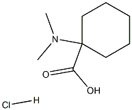 1-(dimethylamino)cyclohexane-1-carboxylic acid hydrochloride 结构式