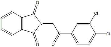 2-[2-(3,4-dichlorophenyl)-2-oxoethyl]isoindoline-1,3-dione Structure