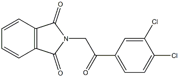  2-[2-(3,4-dichlorophenyl)-2-oxoethyl]isoindoline-1,3-dione