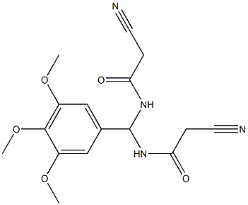 N1-[[(2-cyanoacetyl)amino](3,4,5-trimethoxyphenyl)methyl]-2-cyanoacetamide