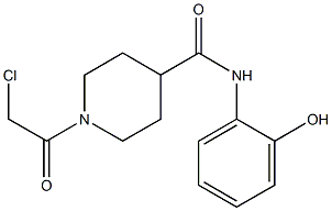 1-(chloroacetyl)-N-(2-hydroxyphenyl)piperidine-4-carboxamide