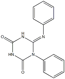 1-phenyl-6-(phenylimino)-1,3,5-triazinane-2,4-dione|