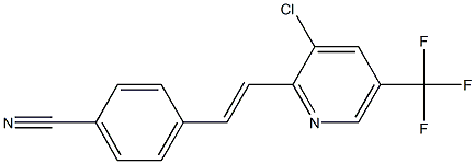 4-{2-[3-chloro-5-(trifluoromethyl)-2-pyridinyl]vinyl}benzenecarbonitrile