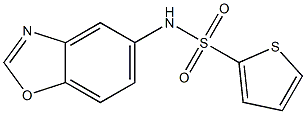 N-(1,3-benzoxazol-5-yl)-2-thiophenesulfonamide Struktur
