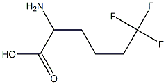 2-amino-6,6,6-trifluorohexanoic acid 结构式