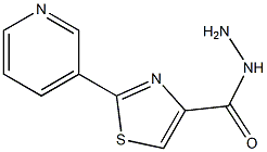 2-(Pyrid-3-yl)thiazole-4-carboxylicacid hydrazide Struktur