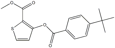 methyl 3-{[4-(tert-butyl)benzoyl]oxy}thiophene-2-carboxylate