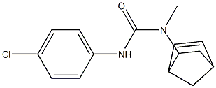 N-bicyclo[2.2.1]hept-5-en-2-yl-N'-(4-chlorophenyl)-N-methylurea,,结构式