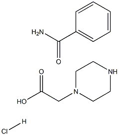 Piperazinoacetic acid benzylamid HCl
