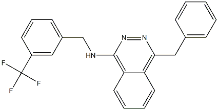  4-benzyl-N-[3-(trifluoromethyl)benzyl]-1-phthalazinamine