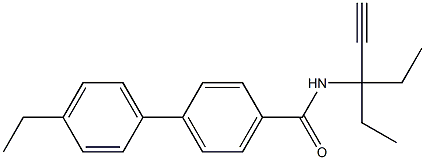  N-(1,1-diethylprop-2-ynyl)-4'-ethyl[1,1'-biphenyl]-4-carboxamide