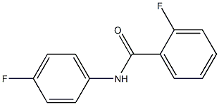 2-fluoro-N-(4-fluorophenyl)benzenecarboxamide Structure