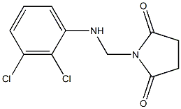 1-[(2,3-dichloroanilino)methyl]pyrrolidine-2,5-dione Structure