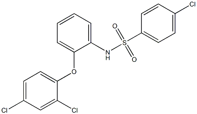 N1-[2-(2,4-dichlorophenoxy)phenyl]-4-chlorobenzene-1-sulfonamide