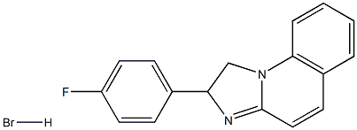 2-(4-fluorophenyl)-1,2-dihydroimidazo[1,2-a]quinoline hydrobromide Struktur