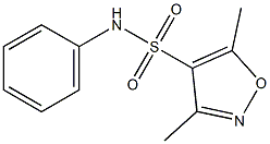 N4-phenyl-3,5-dimethylisoxazole-4-sulfonamide Structure