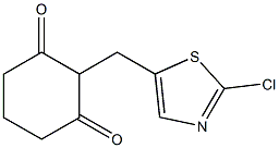 2-[(2-chloro-1,3-thiazol-5-yl)methyl]-1,3-cyclohexanedione Structure