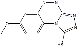 7-methoxybenzo[e][1,2,4]triazolo[3,4-c][1,2,4]triazine-1-thiol Structure