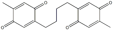 2-methyl-5-[4-(4-methyl-3,6-dioxocyclohexa-1,4-dienyl)butyl]benzo-1,4-quinone