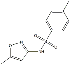 N1-(5-methylisoxazol-3-yl)-4-methylbenzene-1-sulfonamide Structure