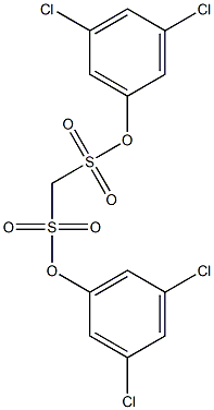 di(3,5-dichlorophenyl) methanedisulfonate Struktur