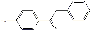 1-(4-hydroxyphenyl)-2-phenylethan-1-one Structure