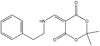 2,2-dimethyl-5-[(phenethylamino)methylene]-1,3-dioxane-4,6-dione|