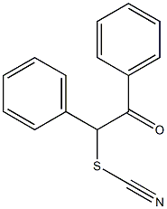  2-oxo-1,2-diphenylethyl thiocyanate