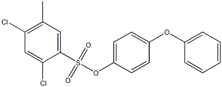 4-phenoxyphenyl 2,4-dichloro-5-methylbenzene-1-sulfonate