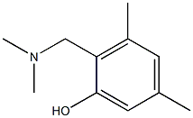 2-[(dimethylamino)methyl]-3,5-dimethylphenol,,结构式