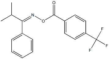 1-({[(2-methyl-1-phenylpropylidene)amino]oxy}carbonyl)-4-(trifluoromethyl)benzene 结构式