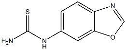 N-(1,3-benzoxazol-6-yl)thiourea,,结构式