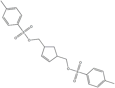 [4-({[(4-methylphenyl)sulfonyl]oxy}methyl)cyclopent-2-enyl]methyl 4-methylbenzene-1-sulfonate