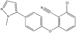 2-chloro-6-[4-(1-methyl-1H-pyrazol-5-yl)phenoxy]benzonitrile