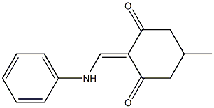 2-(anilinomethylene)-5-methyl-1,3-cyclohexanedione Structure