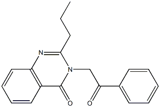 3-(2-oxo-2-phenylethyl)-2-propyl-4(3H)-quinazolinone