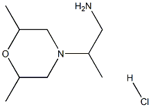 2-(2,6-dimethylmorpholin-4-yl)propan-1-amine hydrochloride,1212257-51-6,结构式