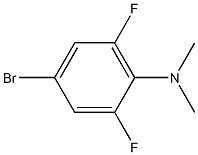 N1,N1-dimethyl-4-bromo-2,6-difluoroaniline Structure