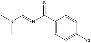 N1-[(dimethylamino)methylidene]-4-chlorobenzene-1-carbothioamide 化学構造式