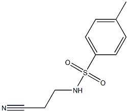 N1-(2-cyanoethyl)-4-methylbenzene-1-sulfonamide,,结构式