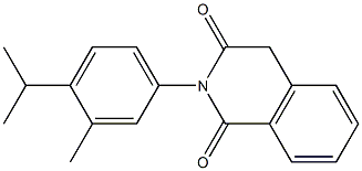 2-(4-isopropyl-3-methylphenyl)-1,3(2H,4H)-isoquinolinedione Structure