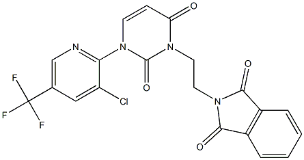 2-{2-[3-[3-chloro-5-(trifluoromethyl)-2-pyridinyl]-2,6-dioxo-3,6-dihydro-1(2H)-pyrimidinyl]ethyl}-1H-isoindole-1,3(2H)-dione